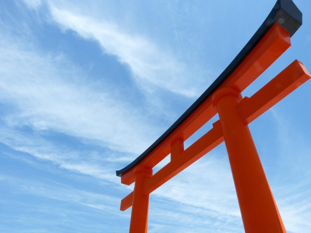 Torii path at Fushimi Inari Taisha early in the morning