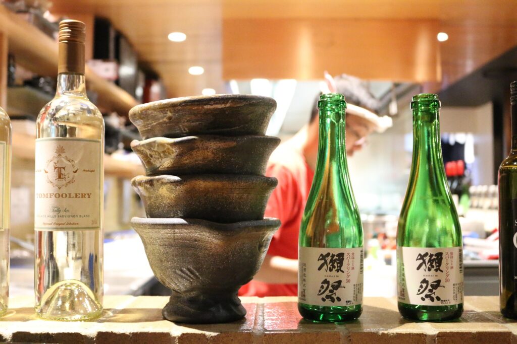 Seafood and market atmosphere at Omicho Market in Kanazawa