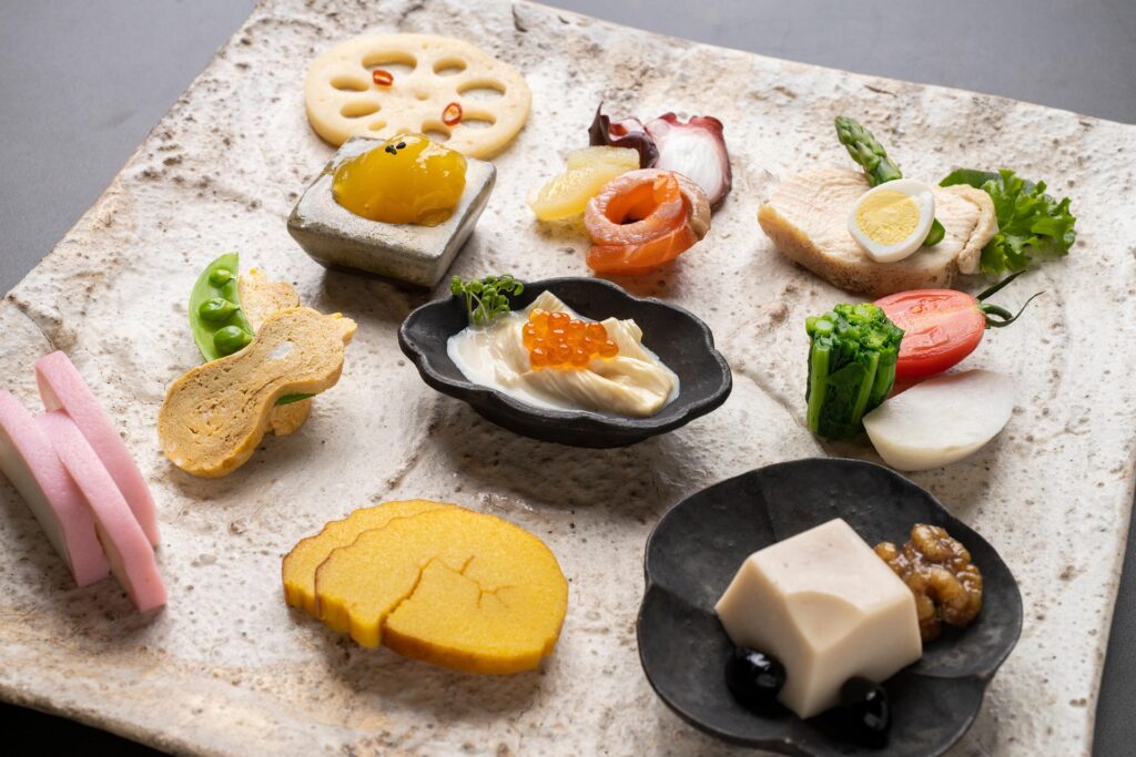 Traditional Japanese inn exterior in a historic setting