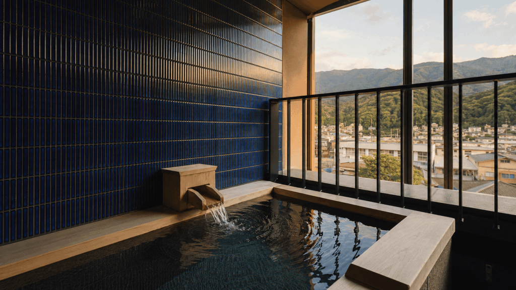 Private onsen guest room at Hotel Indigo Hakone Gora